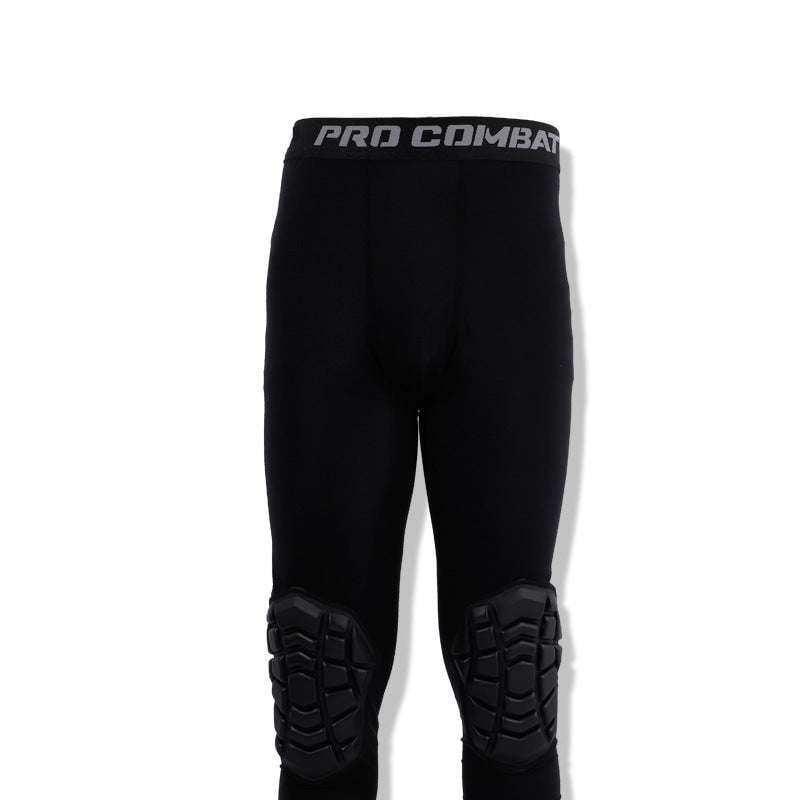 Anti-Collision Athletic Trousers, Durable Sportswear Pads, Reinforced Knee Clothing - available at Sparq Mart