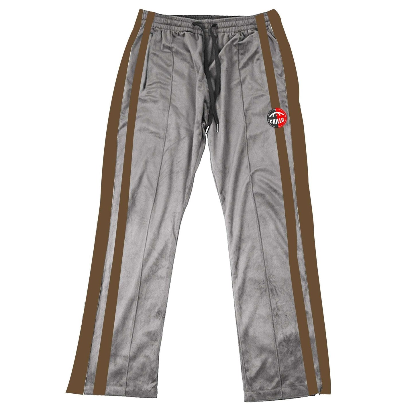 men's straight-leg pants, retro velvet pants, vintage stripe trousers - available at Sparq Mart