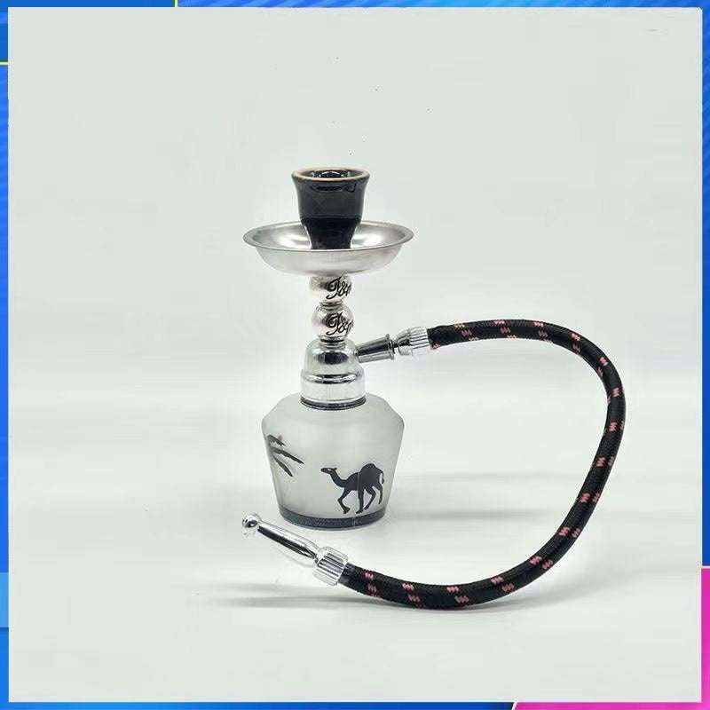 Glass Hookah, Mini Hookah Set, Single Tube Hookah - available at Sparq Mart