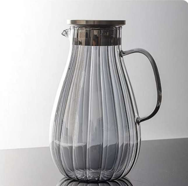 Borosilicate Glass Kettle, Contemporary Glass Teaware, Modern Simplicity Teapot - available at Sparq Mart