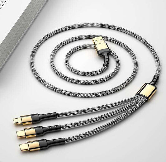 Durable Charge Cable, Multi-Device Charging Cable, Super Fast Charge - available at Sparq Mart