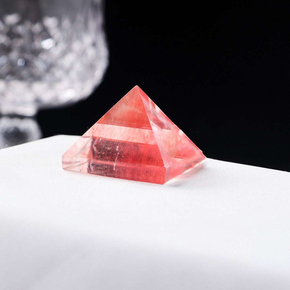 Crystal pyramid ornaments, Gemstone polishing, Sparq Mart - available at Sparq Mart