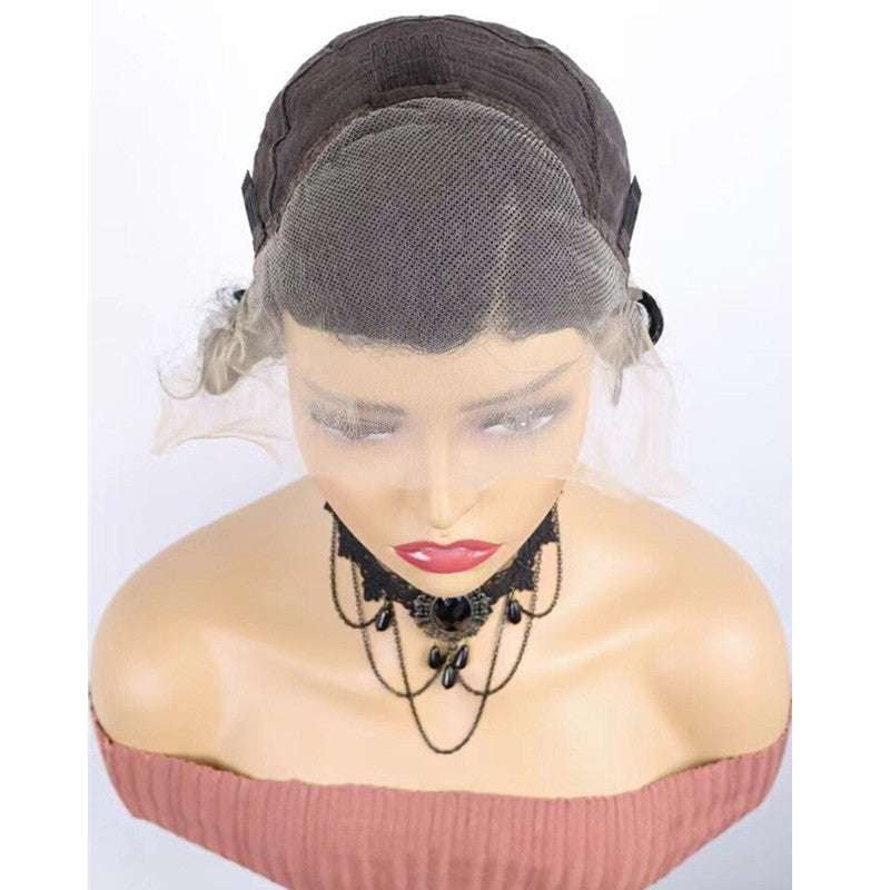 Deep Wave Wig, Human Hair Sleeve, Transparent Lace Wig - available at Sparq Mart