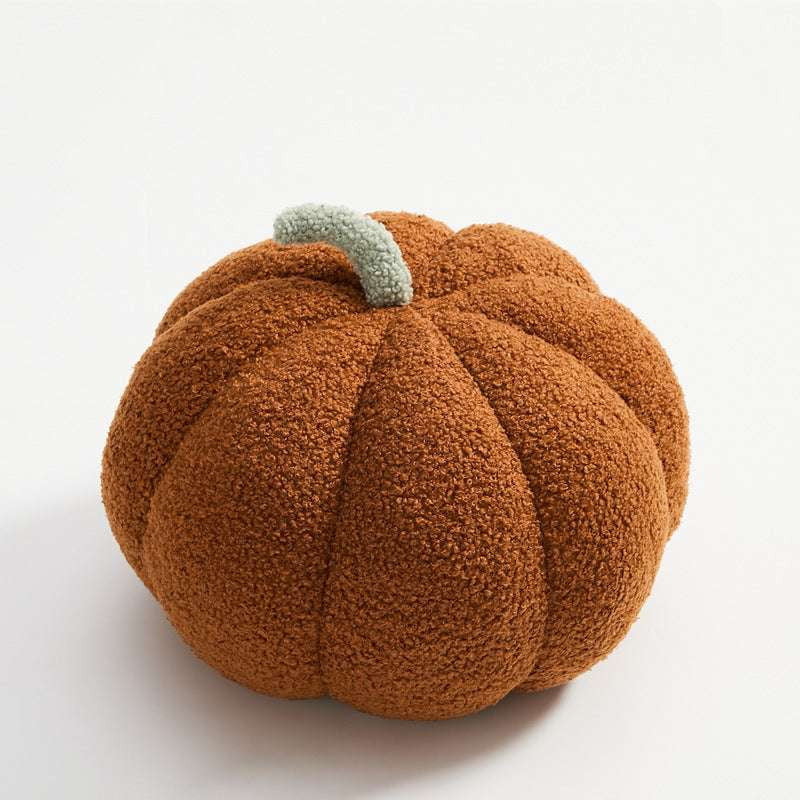 Knitted Yarn, Nordic Pumpkin Round Pillow, Plush Pillow - available at Sparq Mart