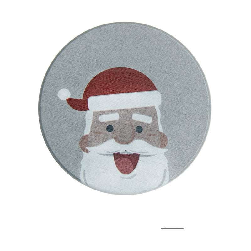 christmas tree coasters, penguin diatomite coaster, snowman drink mats - available at Sparq Mart