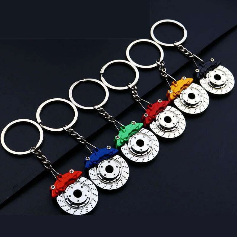 Car Enthusiast Gear, Custom Brake Keychain, Performance Keychain Accessory - available at Sparq Mart