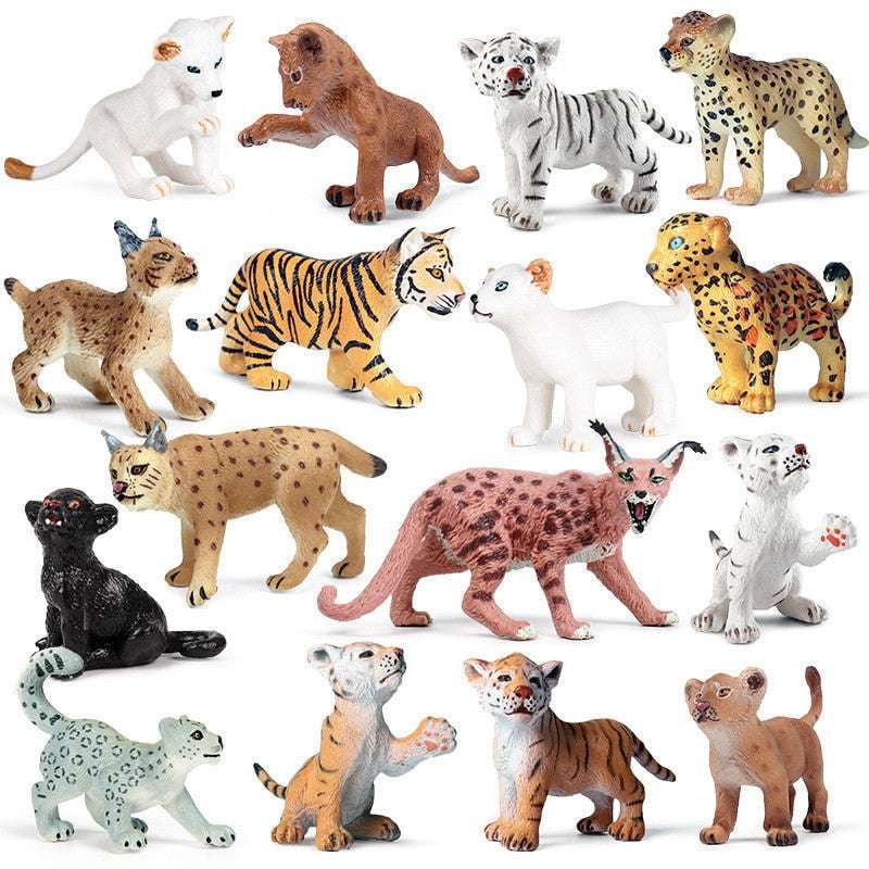 Kids Educational Animal Toy, Realistic Wildlife Figurines, Tiger Cub Simulation Model - available at Sparq Mart