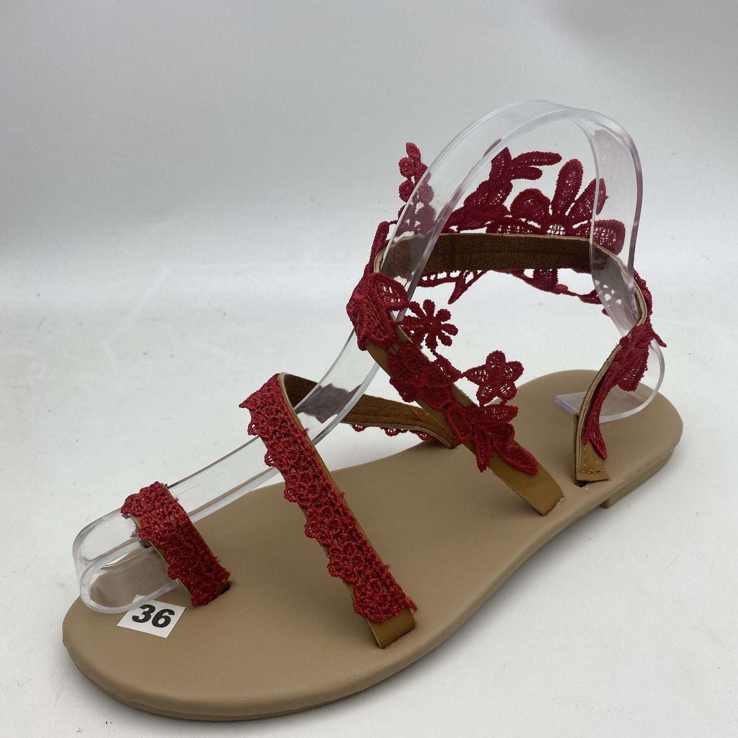 comfortable flat sandals, European style sandals, plus size footwear - available at Sparq Mart