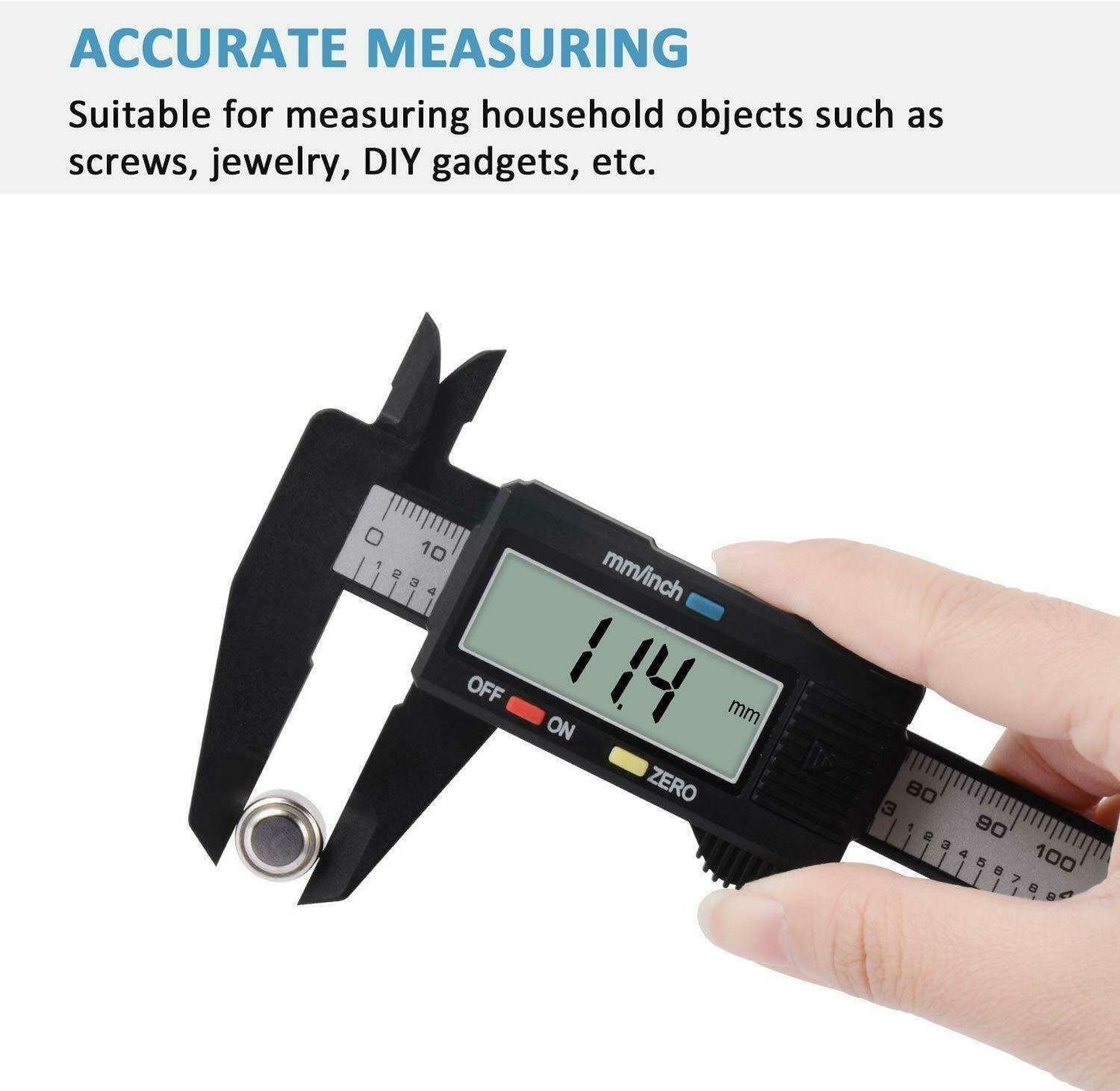 carbon fiber vernier, micrometer ruler 150mm, precision digital caliper - available at Sparq Mart