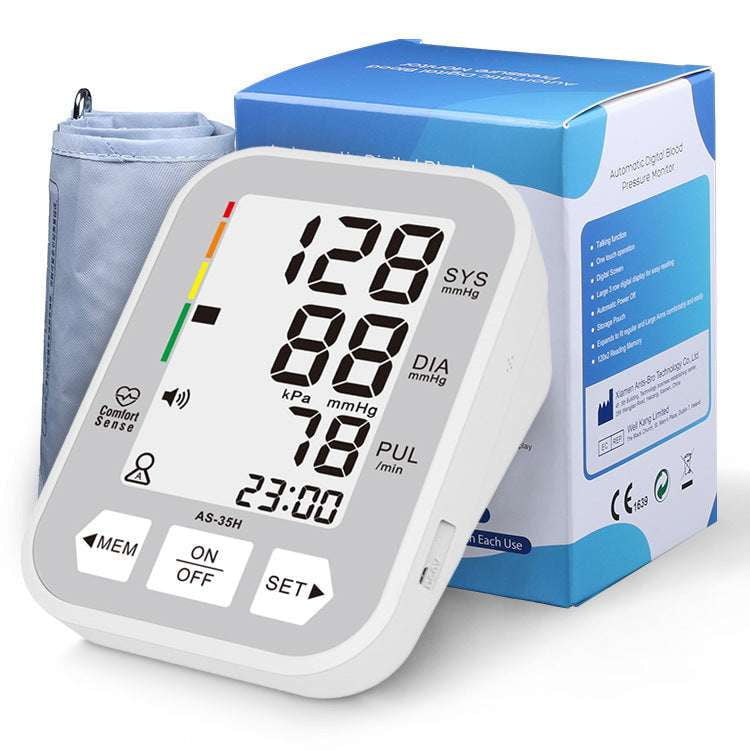 Accurate Blood Monitor, Arm Pressure Cuff, Easy-Use Sphygmomanometer - available at Sparq Mart