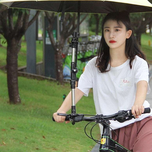 Bike Umbrella Holder, Cycle Umbrella Mount, E-Bike Rain Protector - available at Sparq Mart