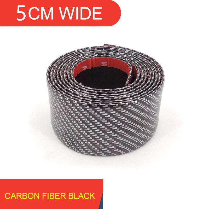 Car Bumper Guard, Carbon Fiber Protection, Threshold Bumper Sticker - available at Sparq Mart