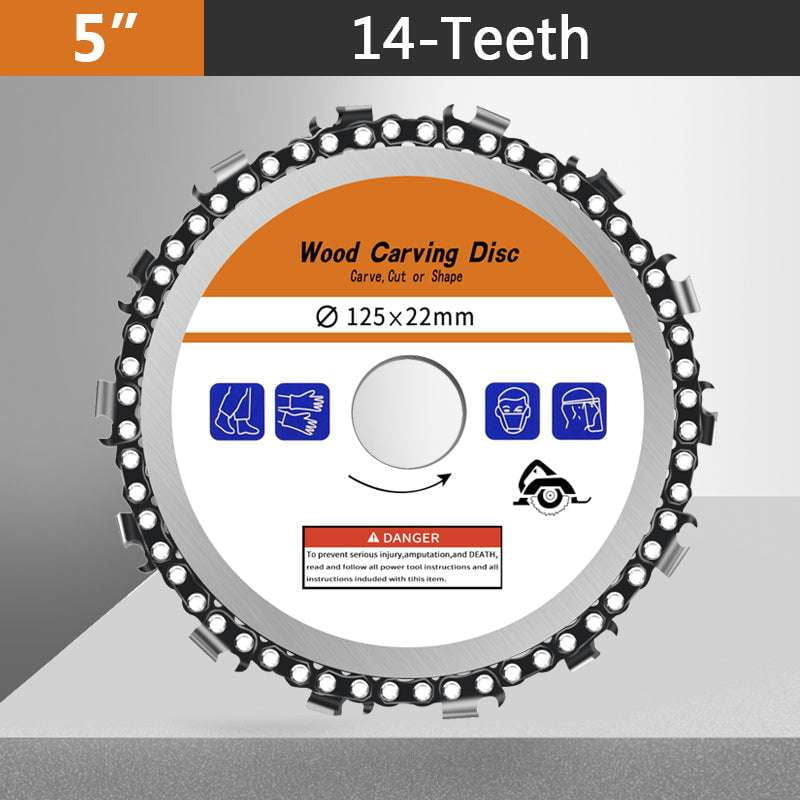 Carbide Chain Disc, Chainsaw Woodworking Disc, Precision Carving Disc - available at Sparq Mart