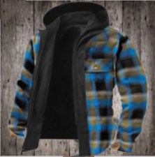 Casual Hooded Jacket, Two-Piece Plaid Jacket, Wholesale Jacket Styles - available at Sparq Mart