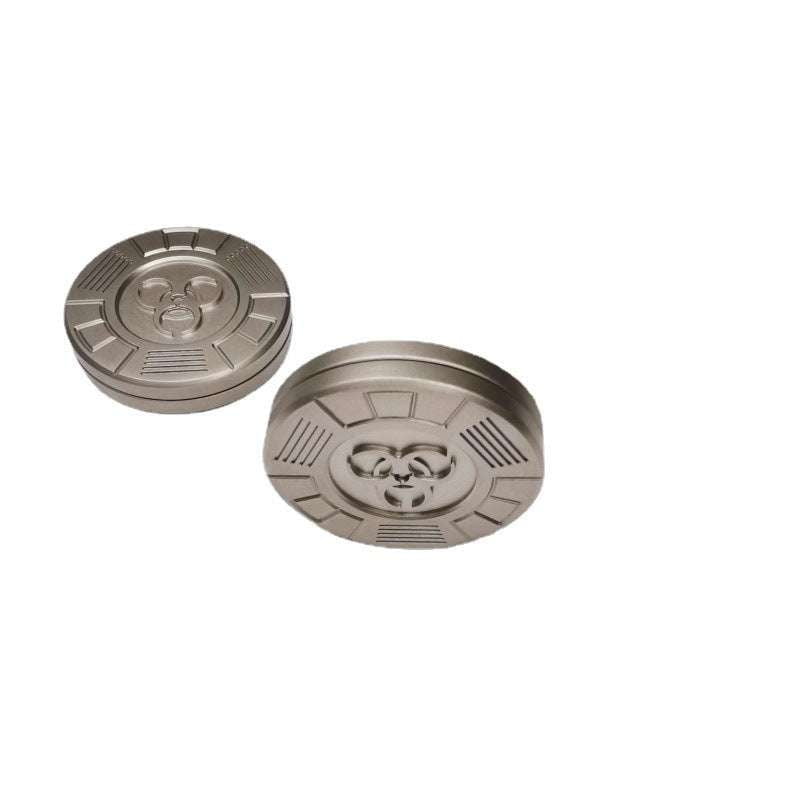 Coin Push Fidget, EDC Stress Reliever, Fingertip Gyro Spinner - available at Sparq Mart