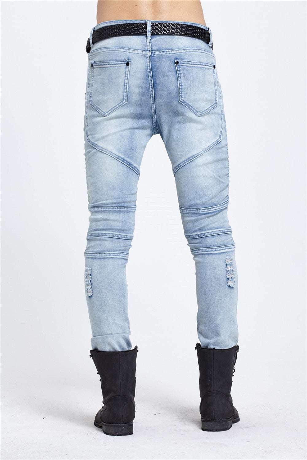 Durable Washed Jeans, Jonas Denim Jeans, Mid Waist Denim - available at Sparq Mart