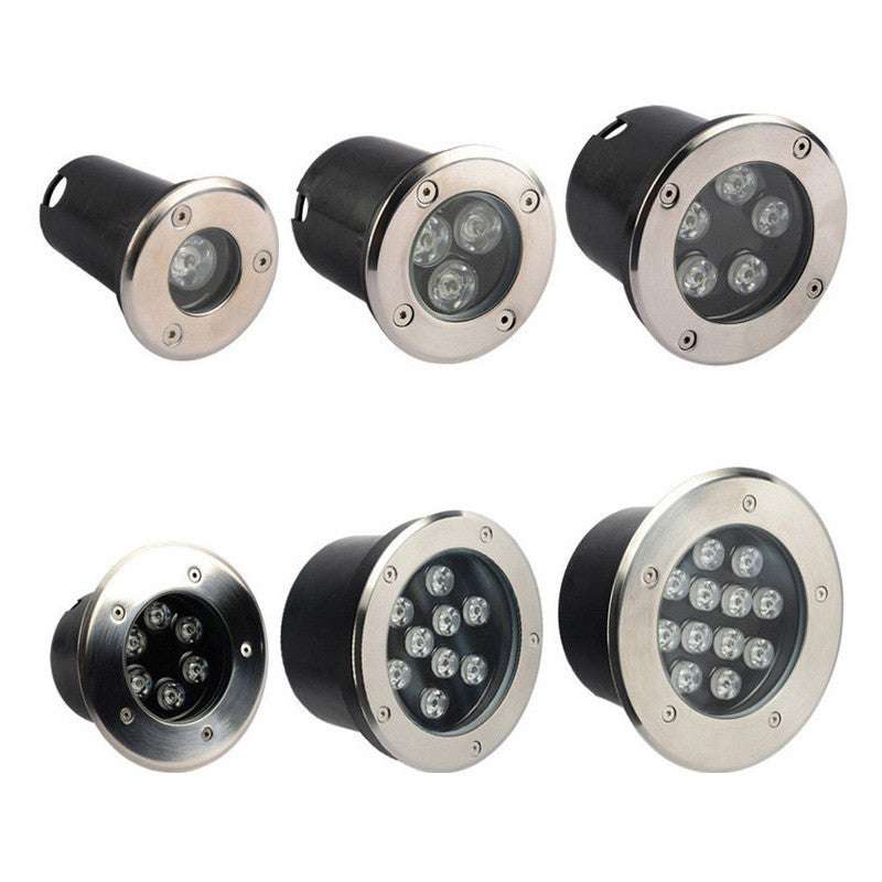 LED underground lights, outdoor waterproof lights, RGB lawn lights - available at Sparq Mart