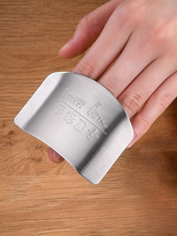 Finger Safety Shield, Kitchen Cutting Accessory, Stainless Steel Protector - available at Sparq Mart