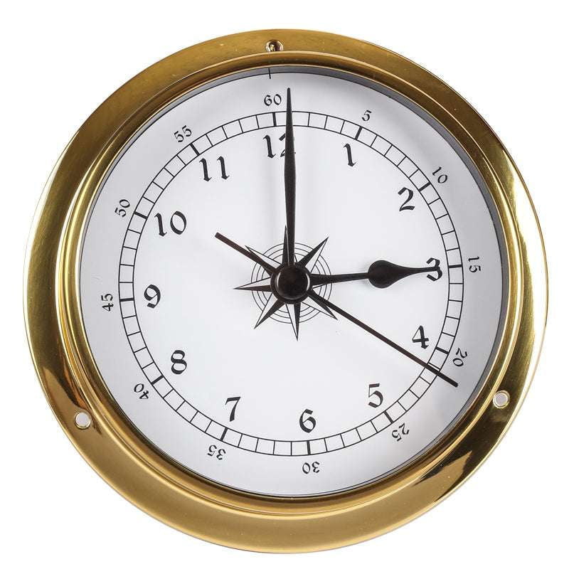 analog weather station, indoor weather instrument, metal tidal clock - available at Sparq Mart