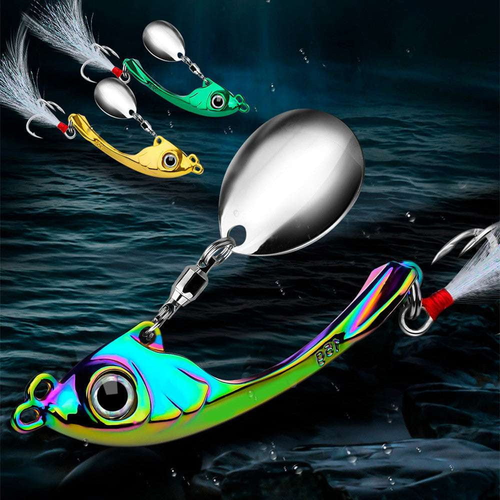 Long-Distance Spinner, Moon Spinner Bait, Sequins Casting Lure - available at Sparq Mart