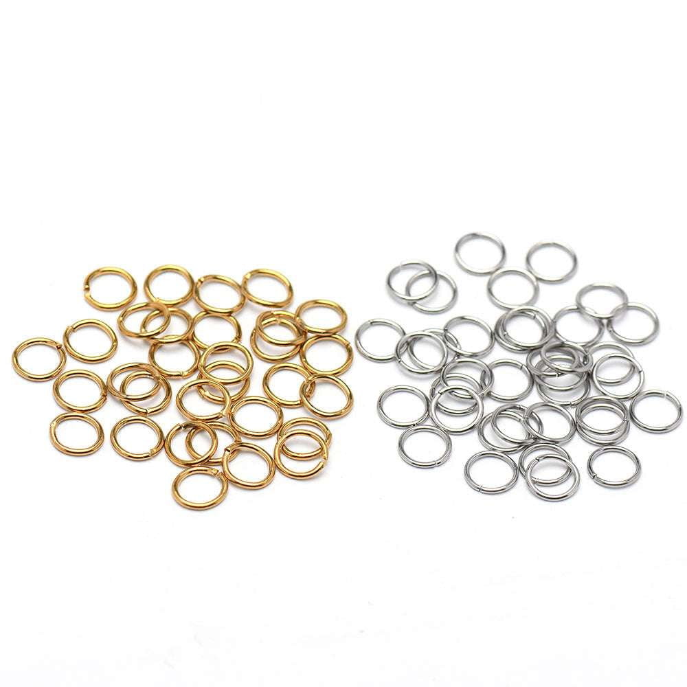 Electrolysis Process Rings, Stainless Steel Jewelry, Vacuum Gold-Plated - available at Sparq Mart