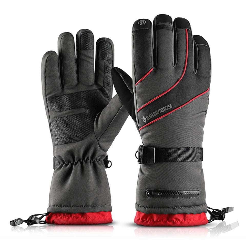 outdoor zipper gloves, warm outdoor gloves, waterproof touchscreen gloves - available at Sparq Mart