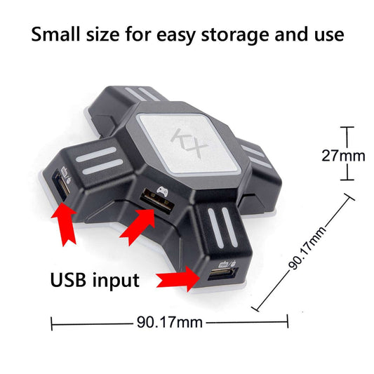 Gamepad Conversion Box, Keyboard Mouse Interface, PS5 Keyboard Adapter - available at Sparq Mart