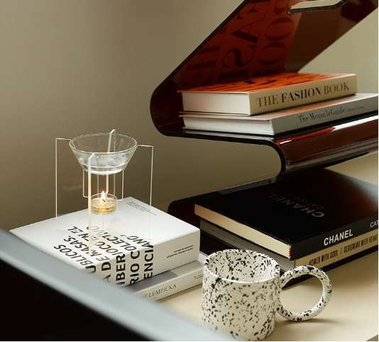 Acrylic Storage Solution, Decorative Book Display, Retro Bookstand Rack - available at Sparq Mart