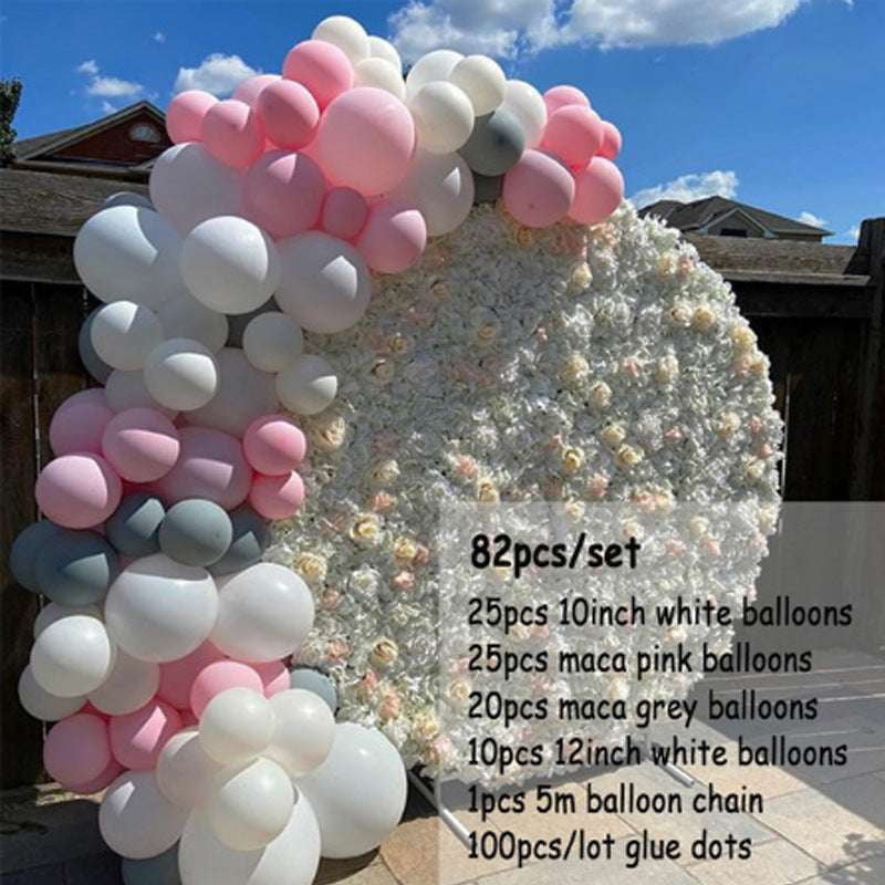 Balloon Arch Kit, Party Decoration Background, Rose Gold Balloons - available at Sparq Mart