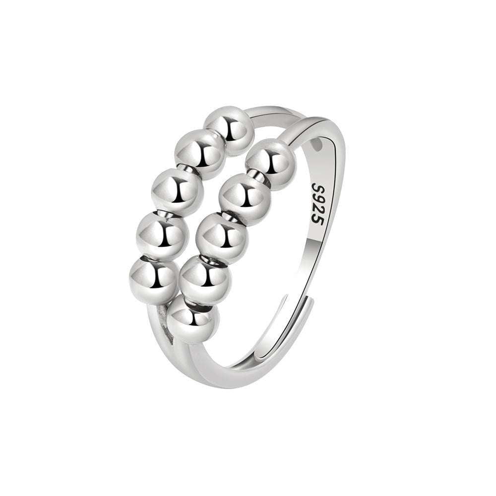 adjustable decompression ring, anxiety ring spinner, stress relief jewelry - available at Sparq Mart