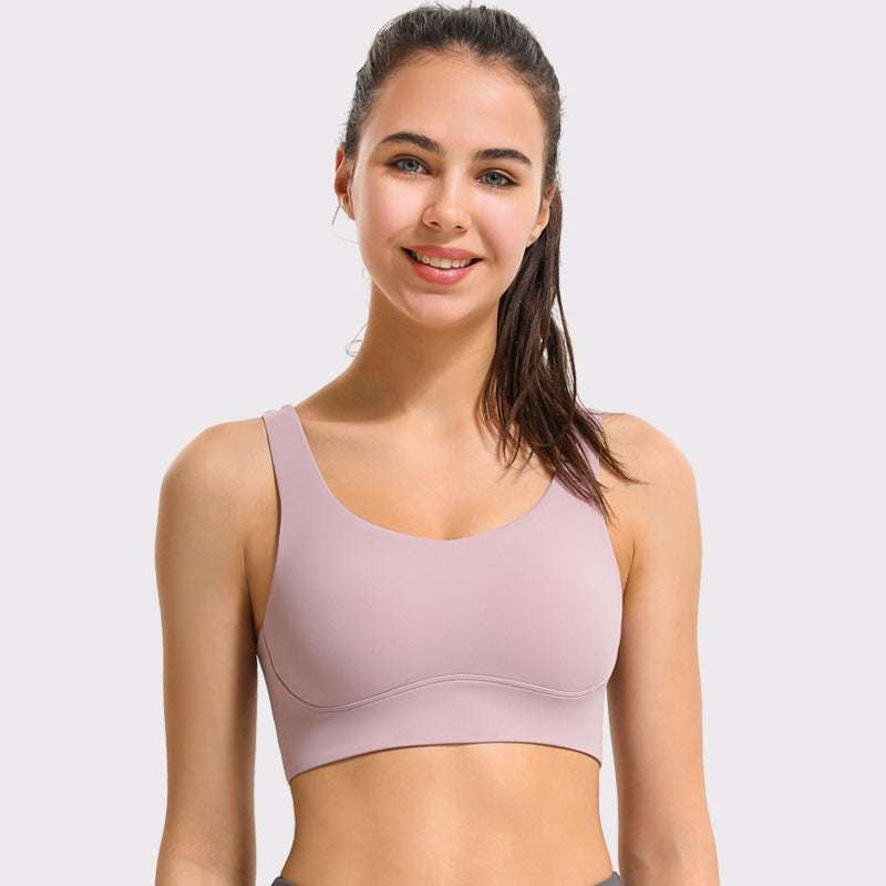 Comfortable Sports Bra, Fitness Nylon Bra, Seamless Yoga Bra - available at Sparq Mart