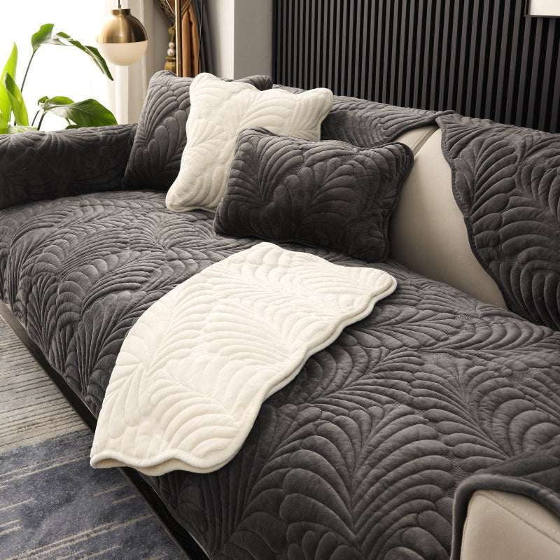 Luxury Couch Covers, Plush Sofa Protector, Stylish Sofa Slipcovers - available at Sparq Mart