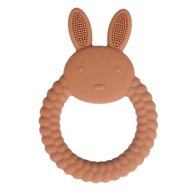 Baby Chewing Toy, Infant Gum Soother, Silicone Rabbit Teether - available at Sparq Mart