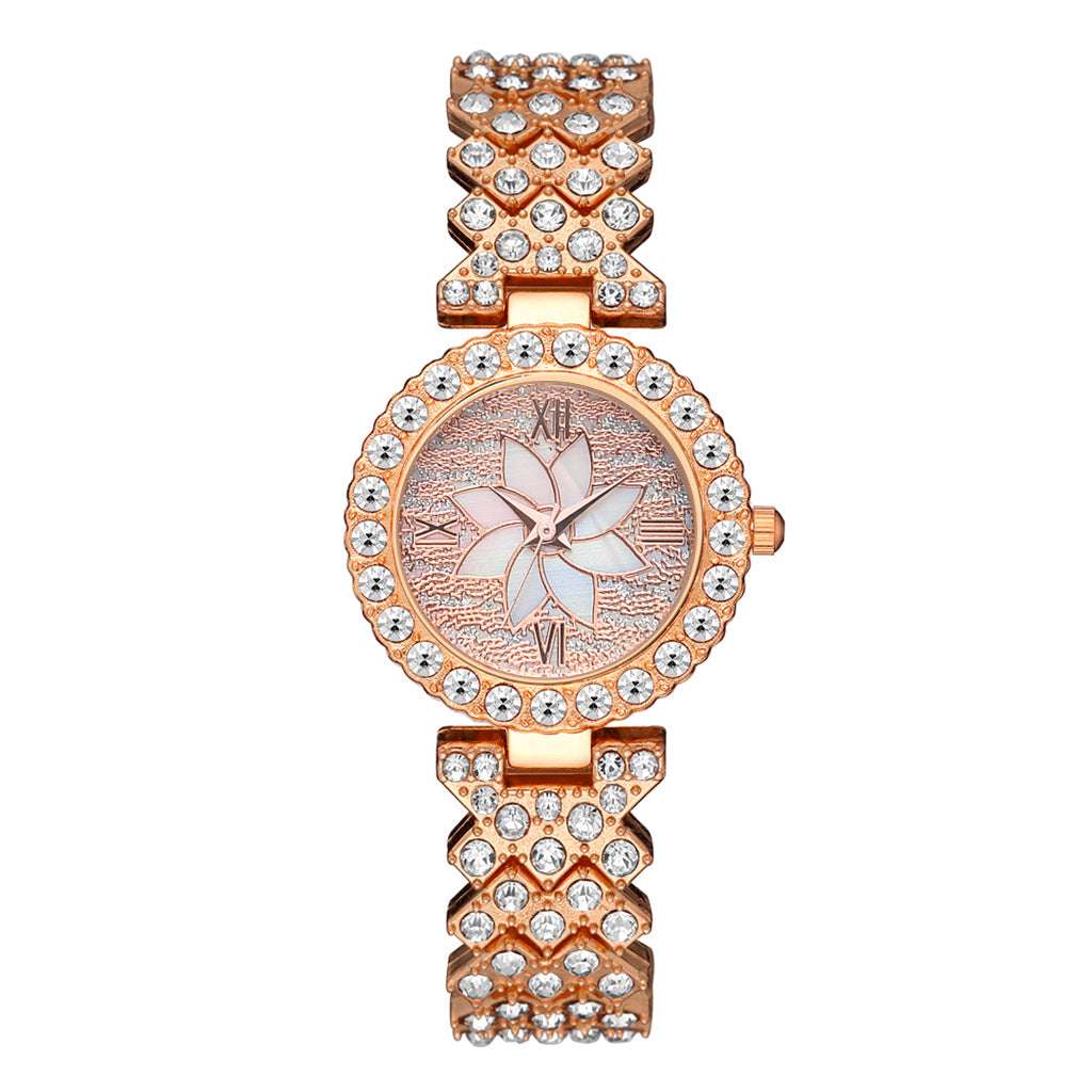 diamond bracelet watch, sparkling disk watch, women's bracelet watch - available at Sparq Mart