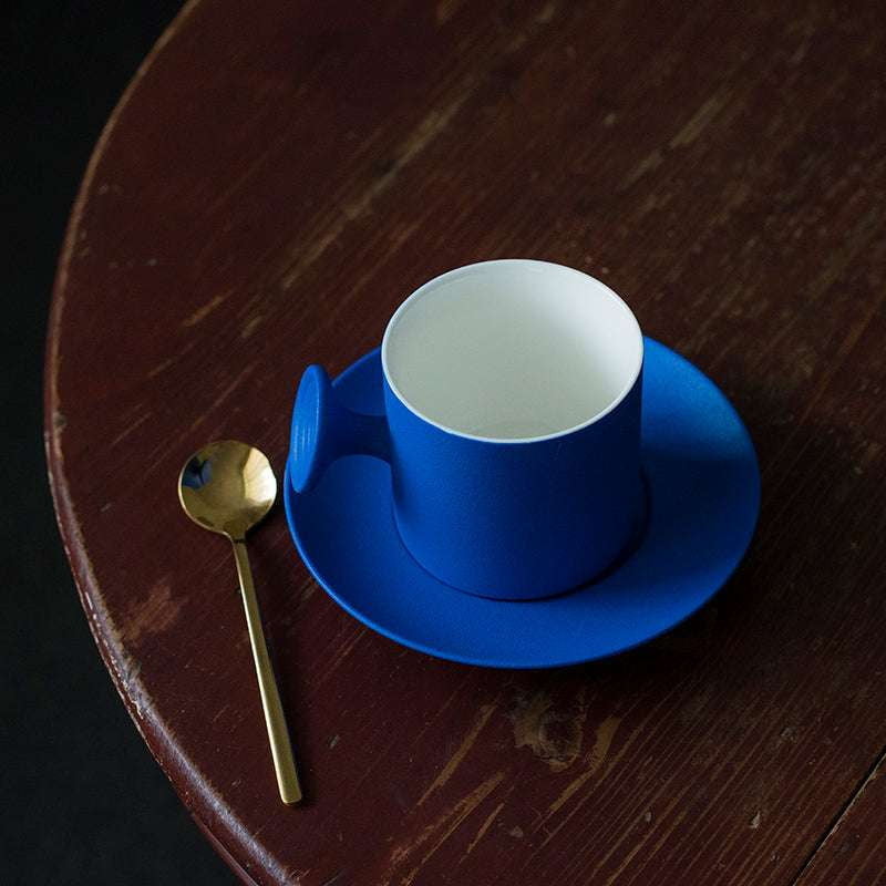 Ceramic Mug Klein Blue, Hand Brewed Espresso, Sparq Mart - available at Sparq Mart