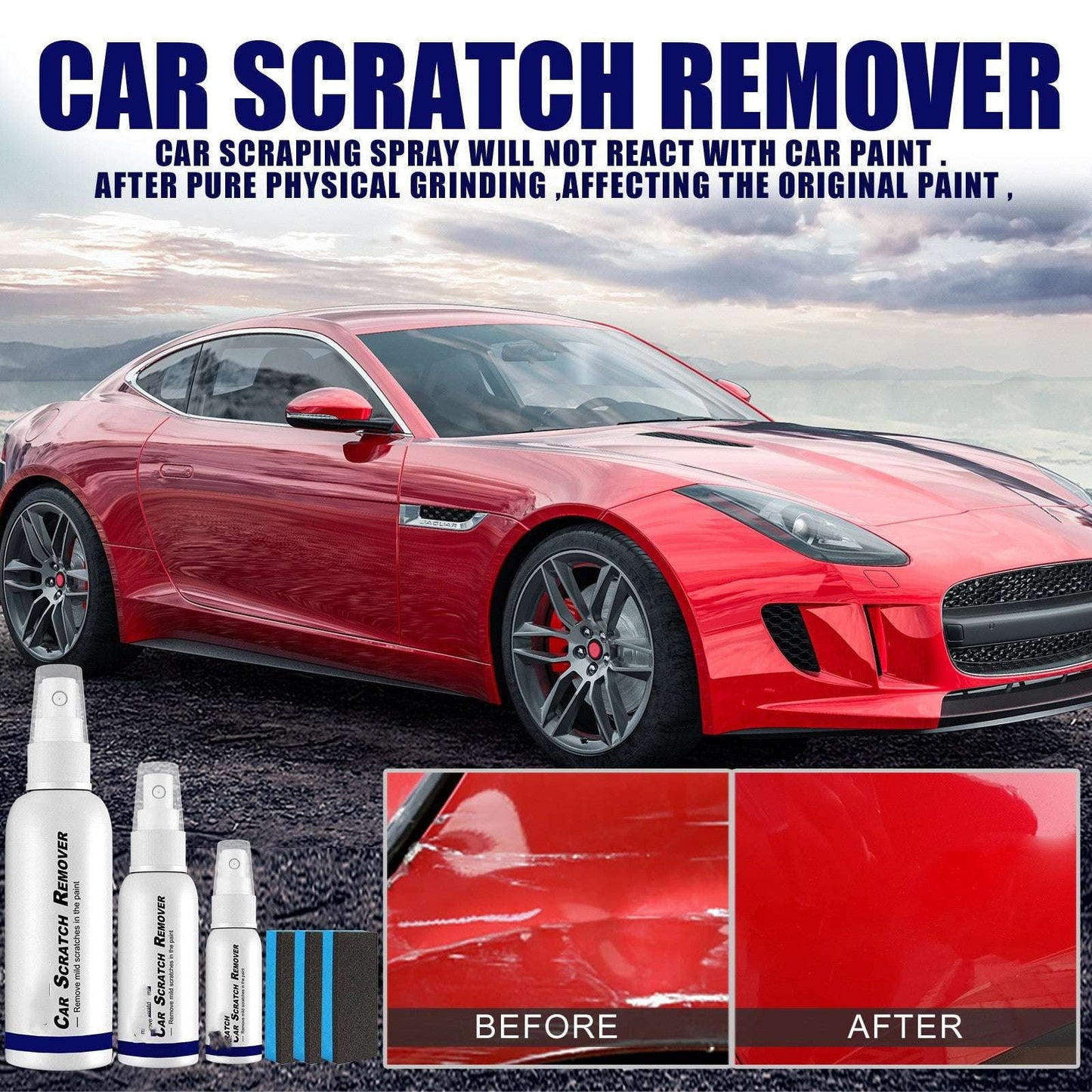 Car Scratch Remover, Household Car Care, Scratch Removal Spray - available at Sparq Mart