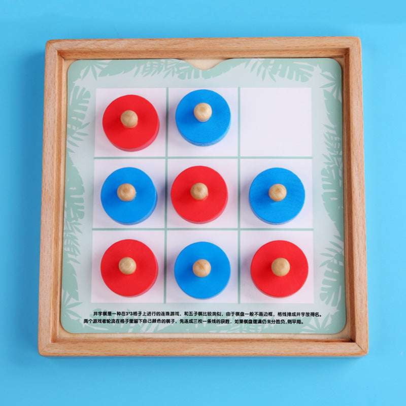 Improve Logical Thinking, Teaching Aid, Wooden Memory Chess - available at Sparq Mart