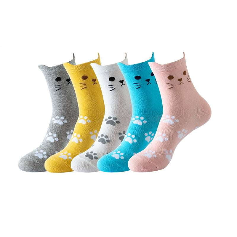 Animal pattern socks, Casual print socks, Colorful long socks - available at Sparq Mart