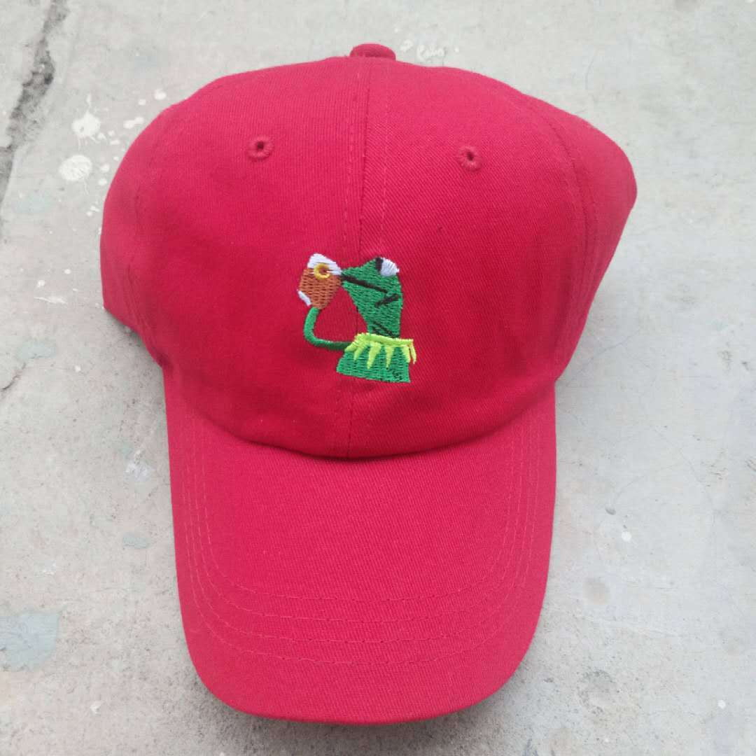 Adjustable Snapback Hat, Curved Brim Cap, Frog Baseball Hat - available at Sparq Mart