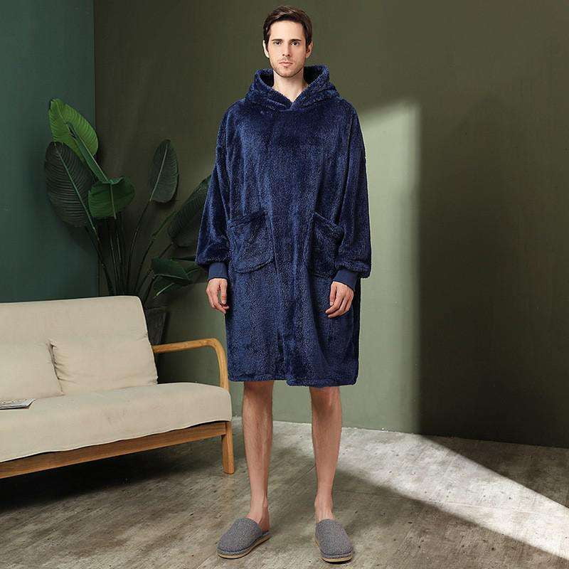 Men and Women, Sparq Mart, Stylish Hooded Flannel Pajamas - available at Sparq Mart