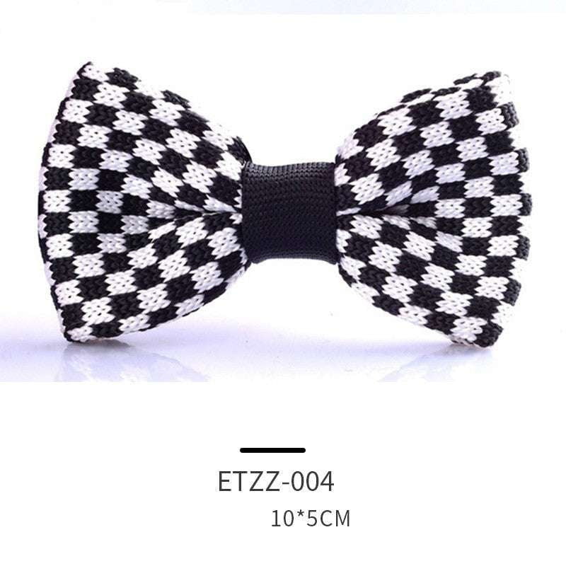 boys fashion bowtie, childrens bow tie, kids knit tie - available at Sparq Mart