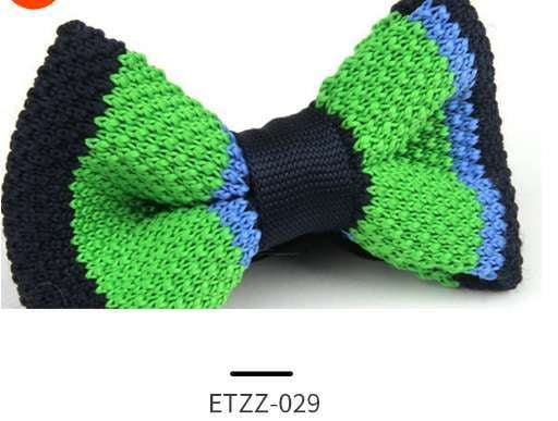 boys fashion bowtie, childrens bow tie, kids knit tie - available at Sparq Mart