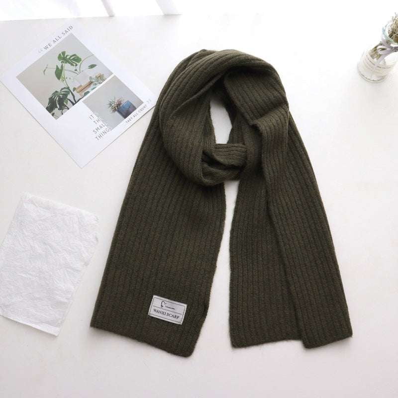 Knitted Stripe Scarves, Unisex Scarves Online, Winter Scarf Fashion - available at Sparq Mart