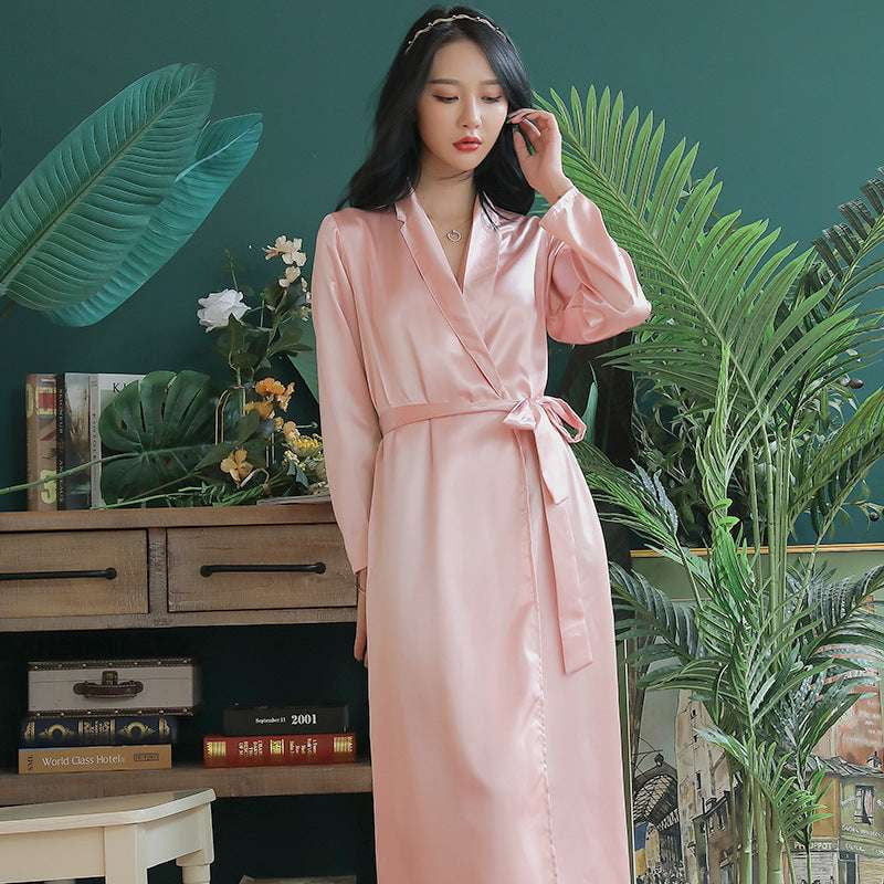 Lace-Up Nightgown, Long Pajamas, Stylish Nightwear - available at Sparq Mart