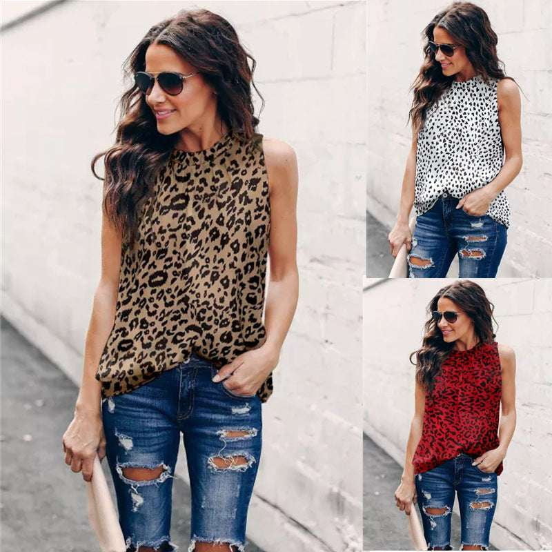 Fashionable sweater, Round neck pullover, Trendy leopard print - available at Sparq Mart