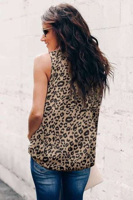 Fashionable sweater, Round neck pullover, Trendy leopard print - available at Sparq Mart