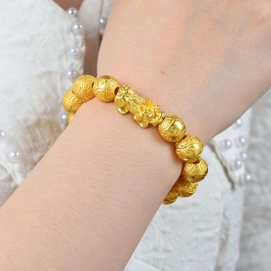 Men's gold bracelet, stylish men's bracelet, word truth jewelry - available at Sparq Mart