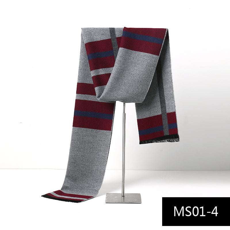 Autumn Chic Accessory, Cashmere Warm Scarf, Men's Winter Scarf - available at Sparq Mart