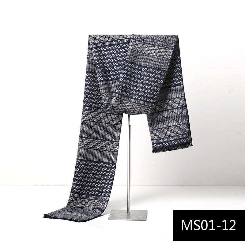 Autumn Chic Accessory, Cashmere Warm Scarf, Men's Winter Scarf - available at Sparq Mart