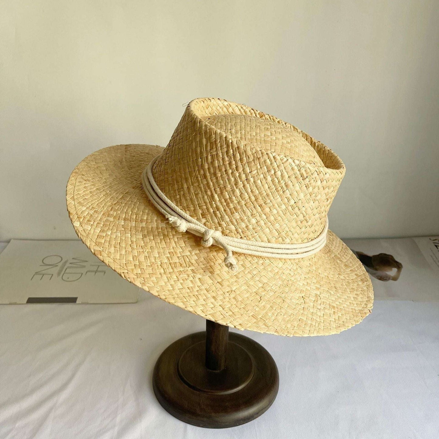 Raffia Beach Hat - Women's Sun Hat - Fashionable Beachwear Accessory - available at Sparq Mart